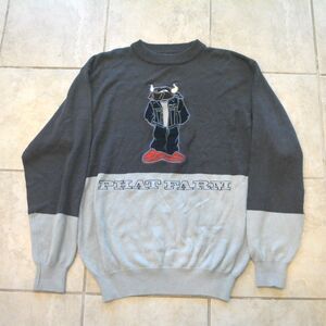 Phat Farm Sweater Animal Bull Logo Vintage Y2K Knit Pullover